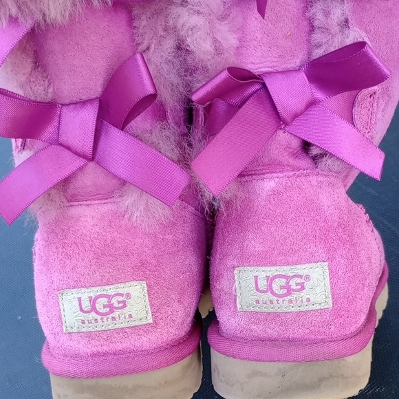 UGG Fuchsia Ankle Boots with Plush Lining - Picture 10 of 16